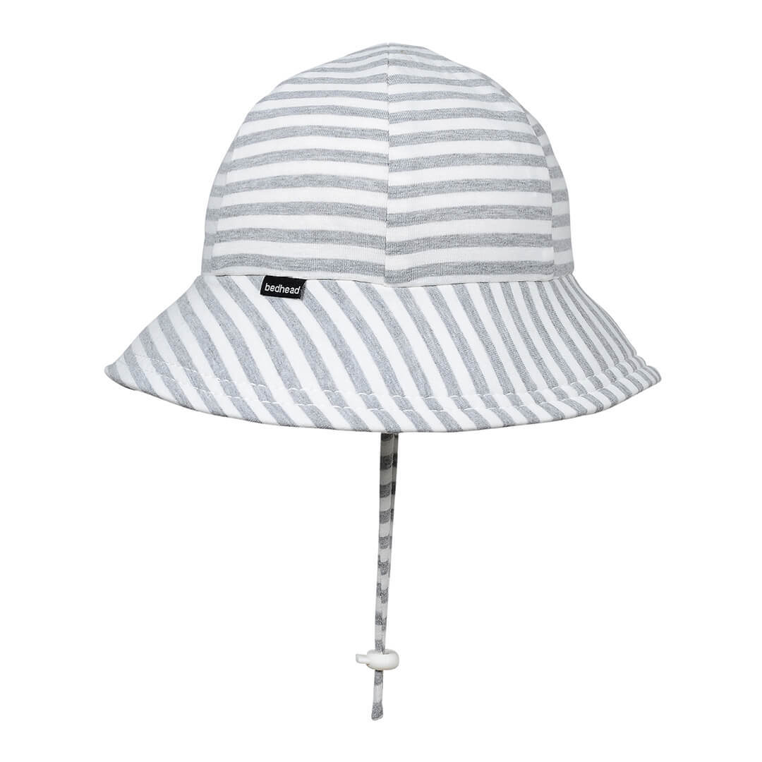 Toddler Bucket Sun Hat - Grey Stripe - Toybox Tales