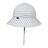 Toddler Bucket Sun Hat - Grey Stripe - Toybox Tales