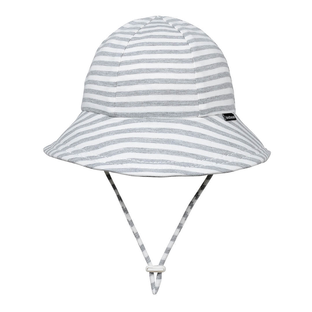 Toddler Bucket Sun Hat - Grey Stripe - Toybox Tales