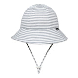 Toddler Bucket Sun Hat - Grey Stripe - Toybox Tales