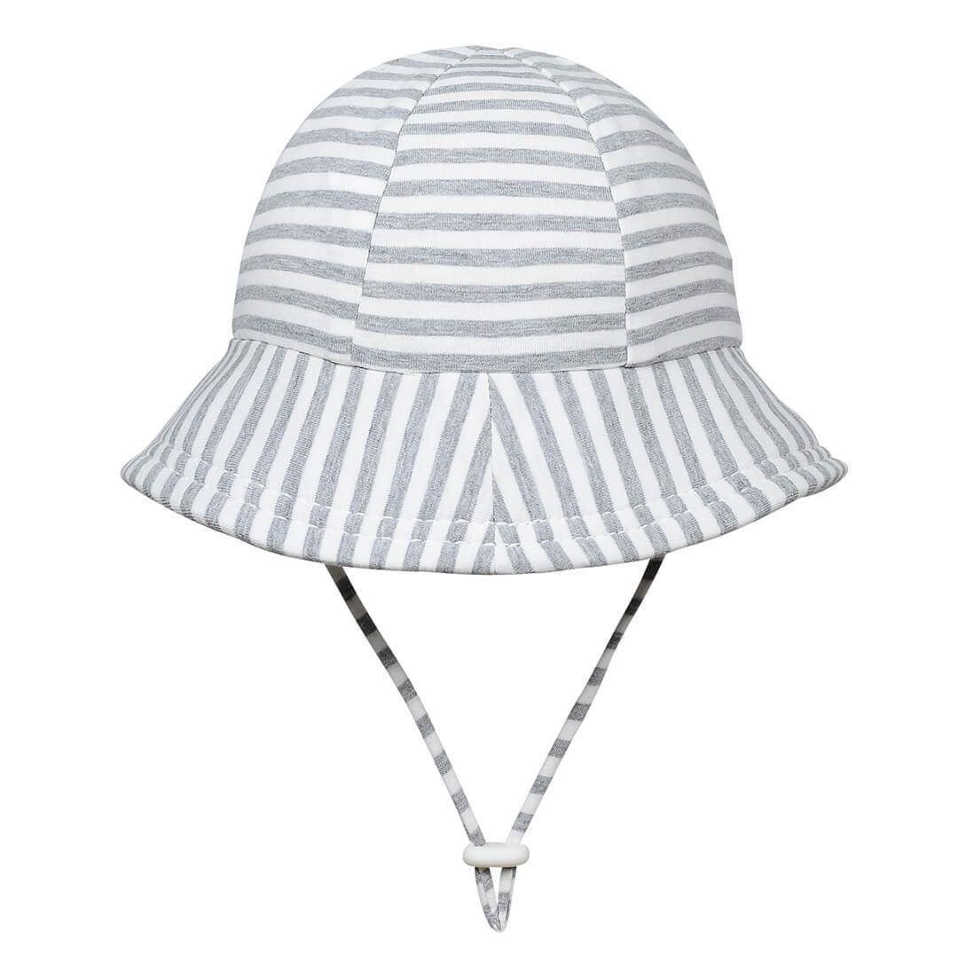 Toddler Bucket Sun Hat - Grey Stripe - Toybox Tales