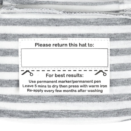 Toddler Bucket Sun Hat - Grey Stripe - Toybox Tales