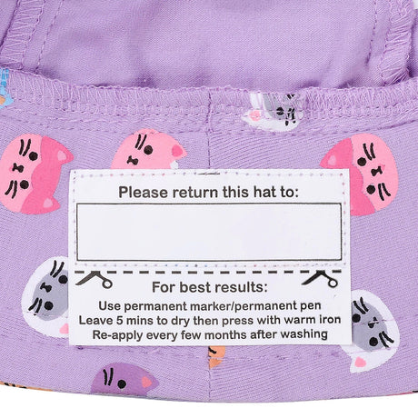 Toddler Bucket Sun Hat - Kitty - Toybox Tales