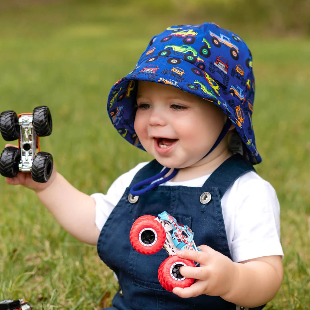 Toddler Bucket Sun Hat - Monstertruck - Toybox Tales