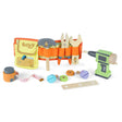 Bluey Tradies Belt with the full set of wooden tools laid out