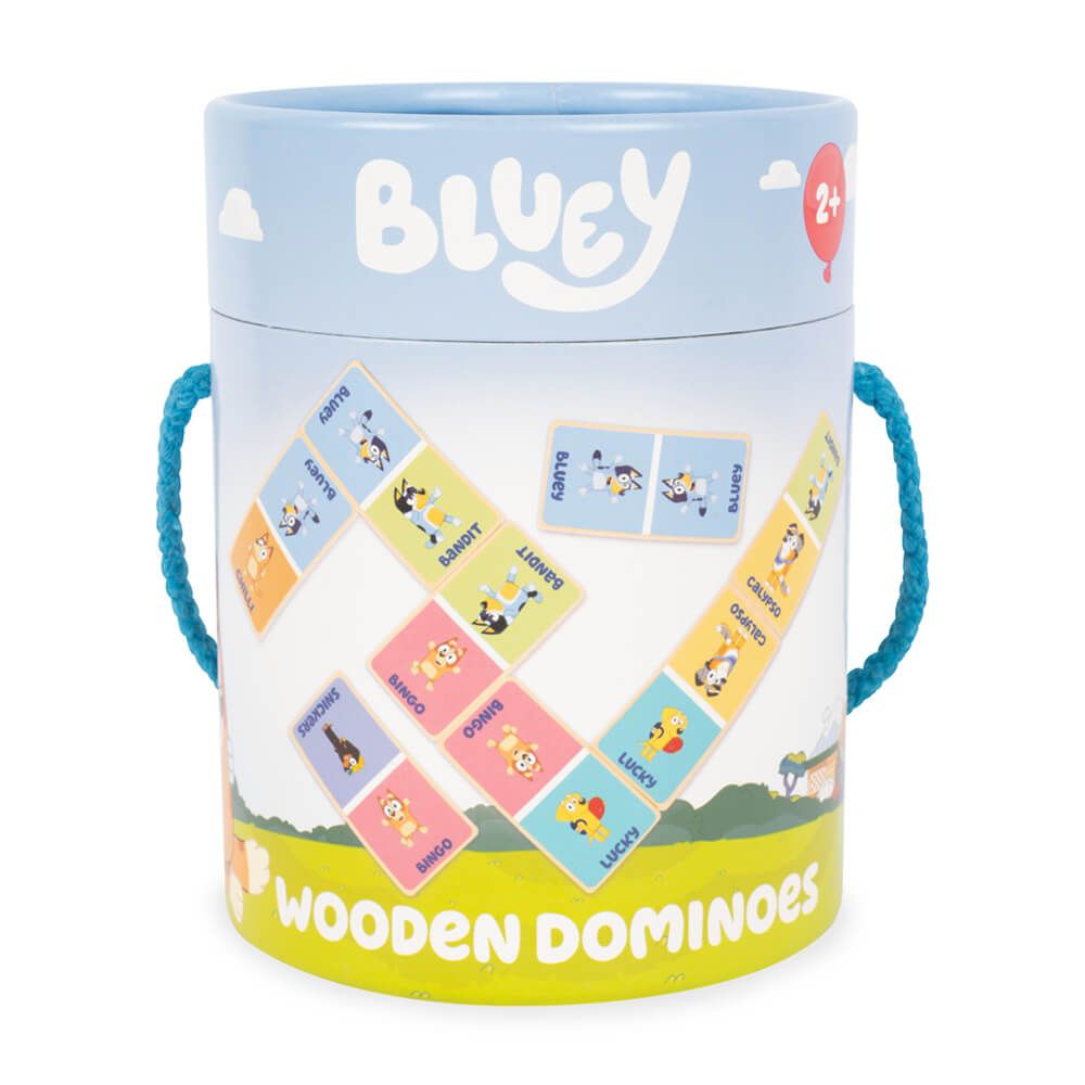 Bluey Wooden Dominoes - Toybox Tales