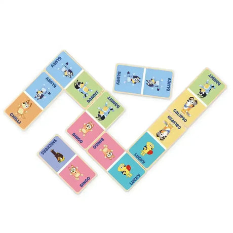Bluey Wooden Dominoes - Toybox Tales