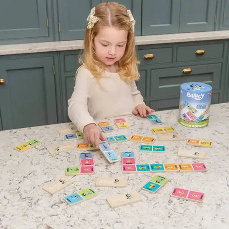 Bluey Wooden Dominoes - Toybox Tales