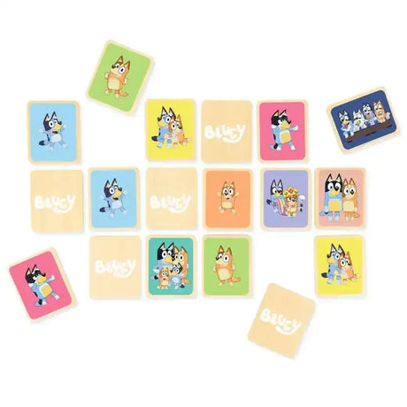 Bluey Wooden Memory Game - Toybox Tales