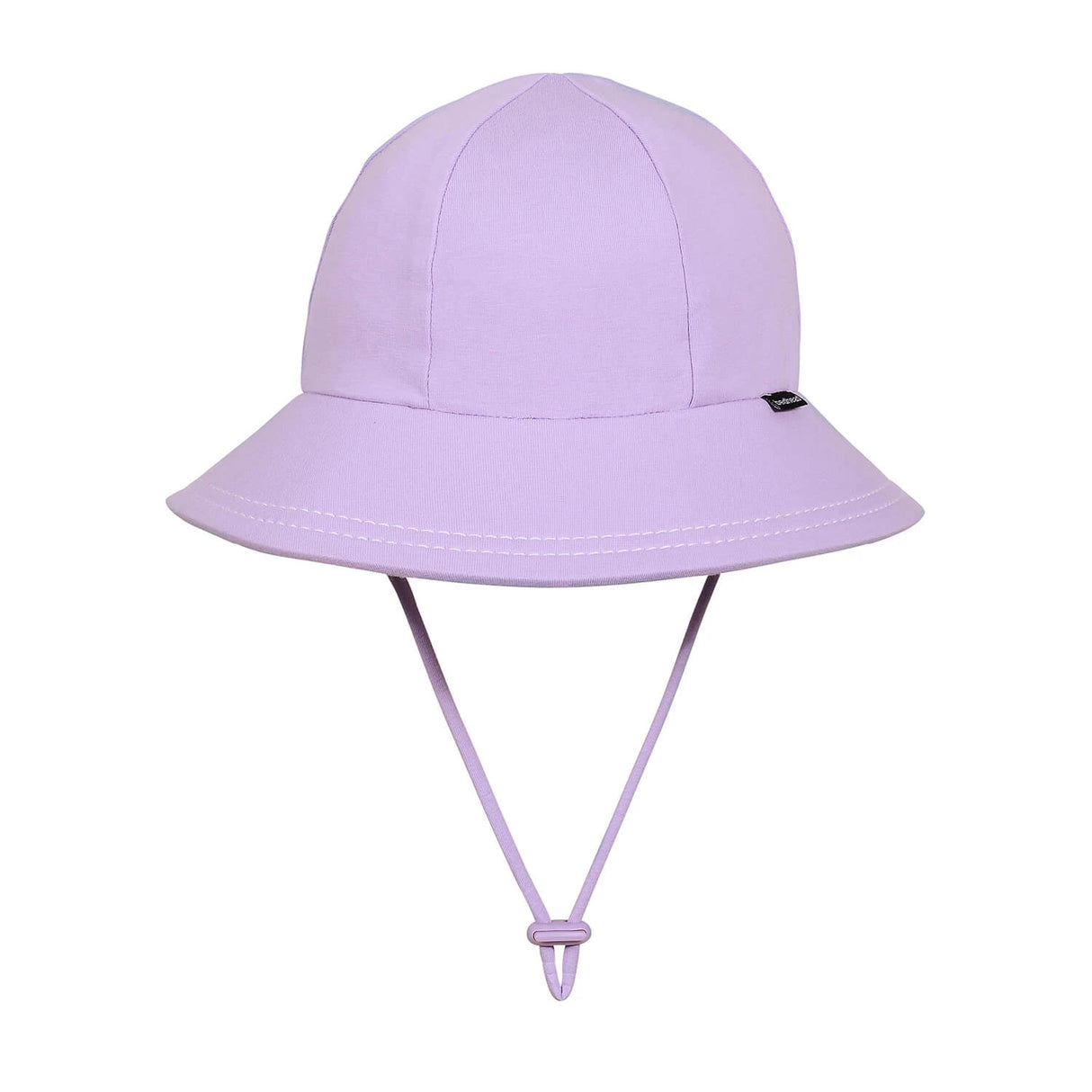 Ponytail Bucket Hat with Strap - Lilac