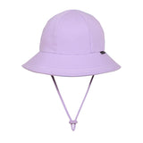 Ponytail Bucket Hat with Strap - Lilac