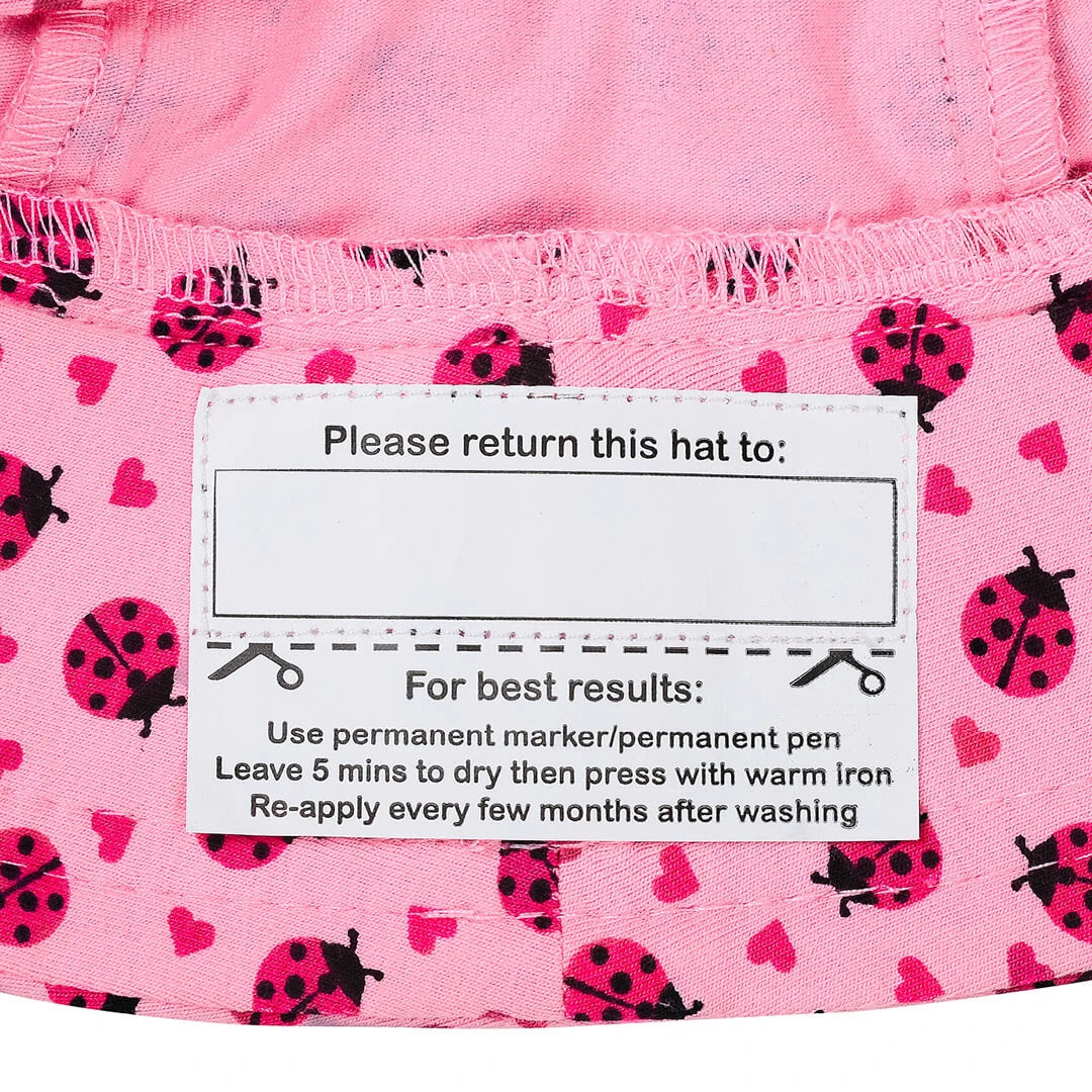 Ponytail Bucket Sun Hat - Ladybug - Toybox Tales