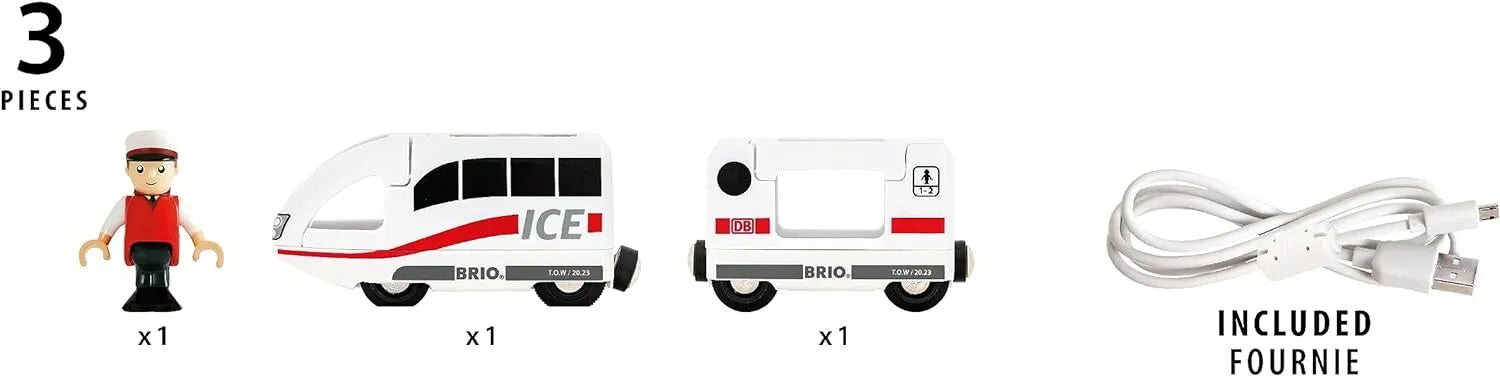 BRIO - ICE Rechargeable Train 3 pieces - Toybox Tales