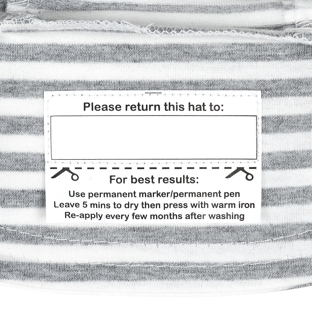 Classic Bucket Sun Hat - Grey Stripe - Toybox Tales
