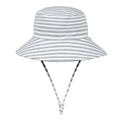 Classic Bucket Sun Hat - Grey Stripe - Toybox Tales