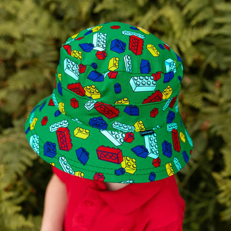 Classic Bucket Sun Hat - Blocks - Toybox Tales