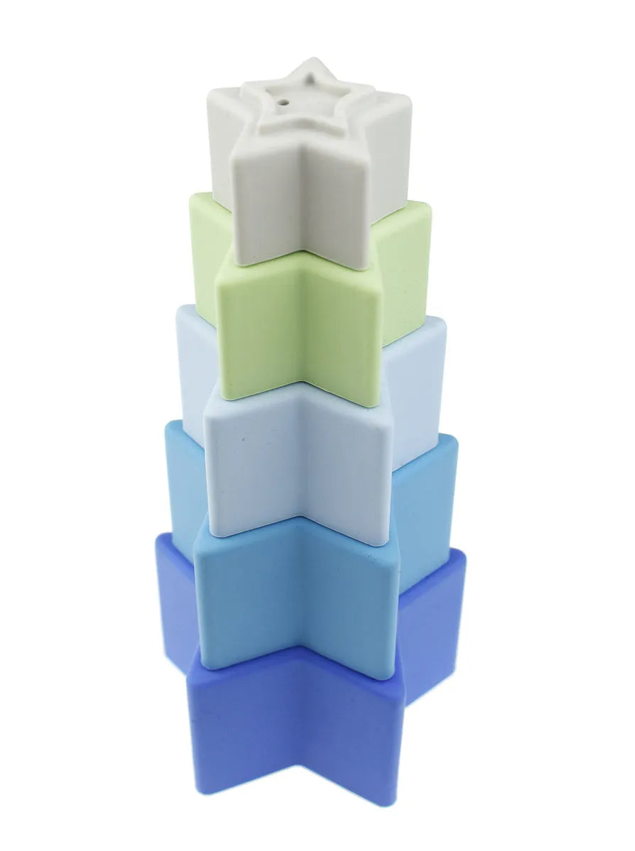 Stacking Stars 5 Piece Silicone Set