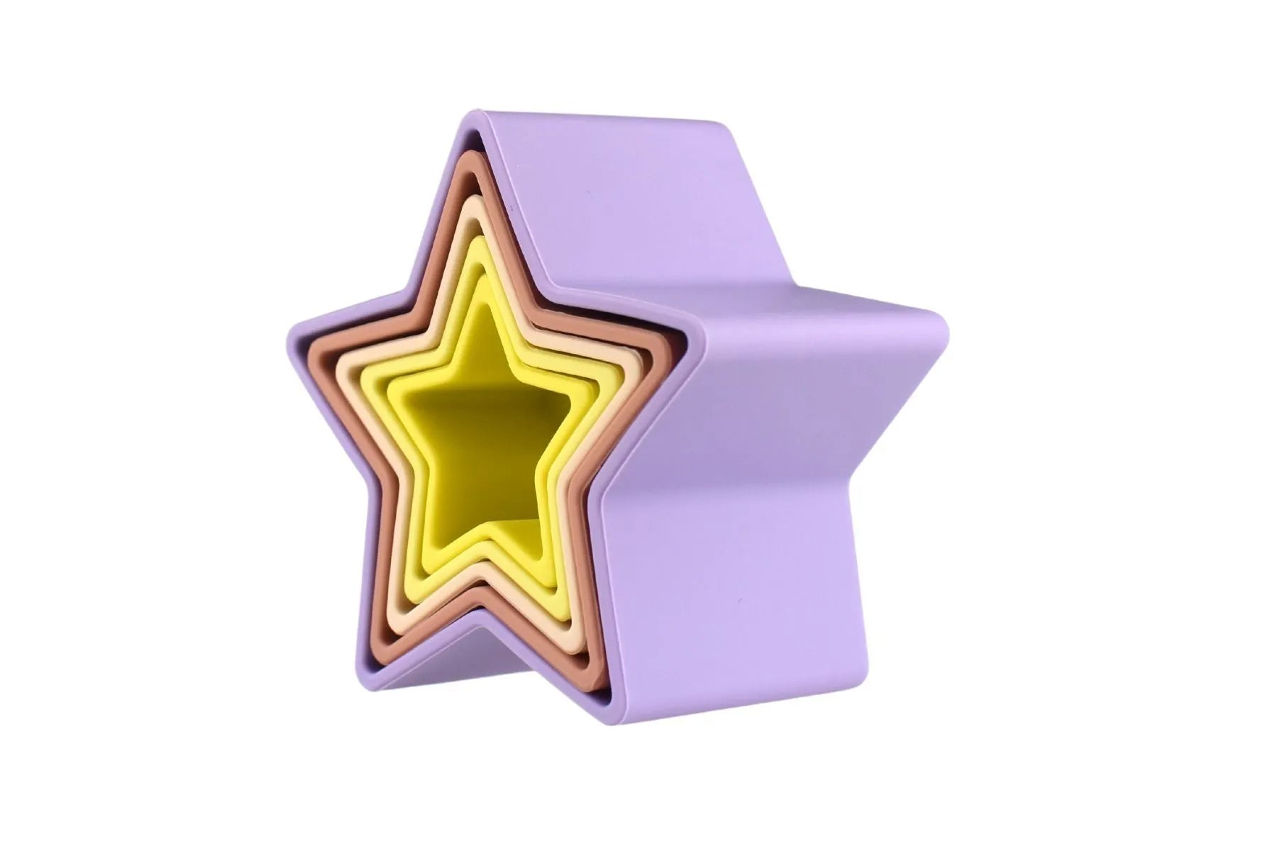 Stacking Stars 5 Piece Silicone Set