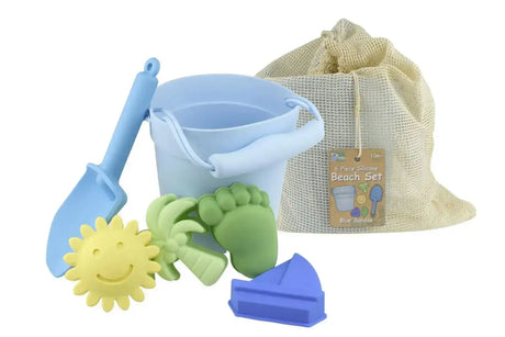Silicone Beach Set Blue Sundae - 6 Piece - Toybox Tales