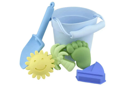 Silicone Beach Set Blue Sundae - 6 Piece - Toybox Tales