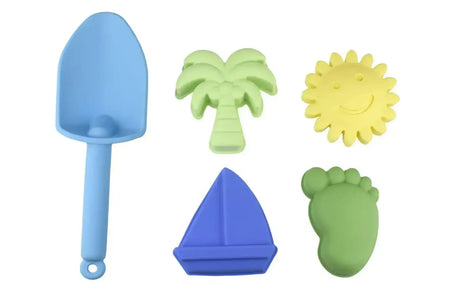 Silicone Beach Set Blue Sundae - 6 Piece - Toybox Tales