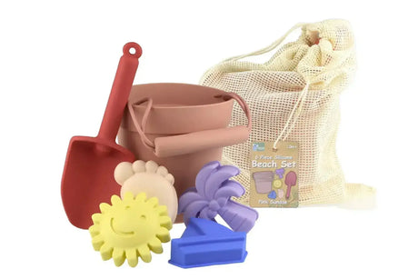 Silicone Beach Set Pink Sundae - 6 Piece - Toybox Tales