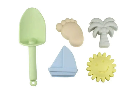 Silicone Beach Set Pastel Gelato - 6 Piece - Toybox Tales
