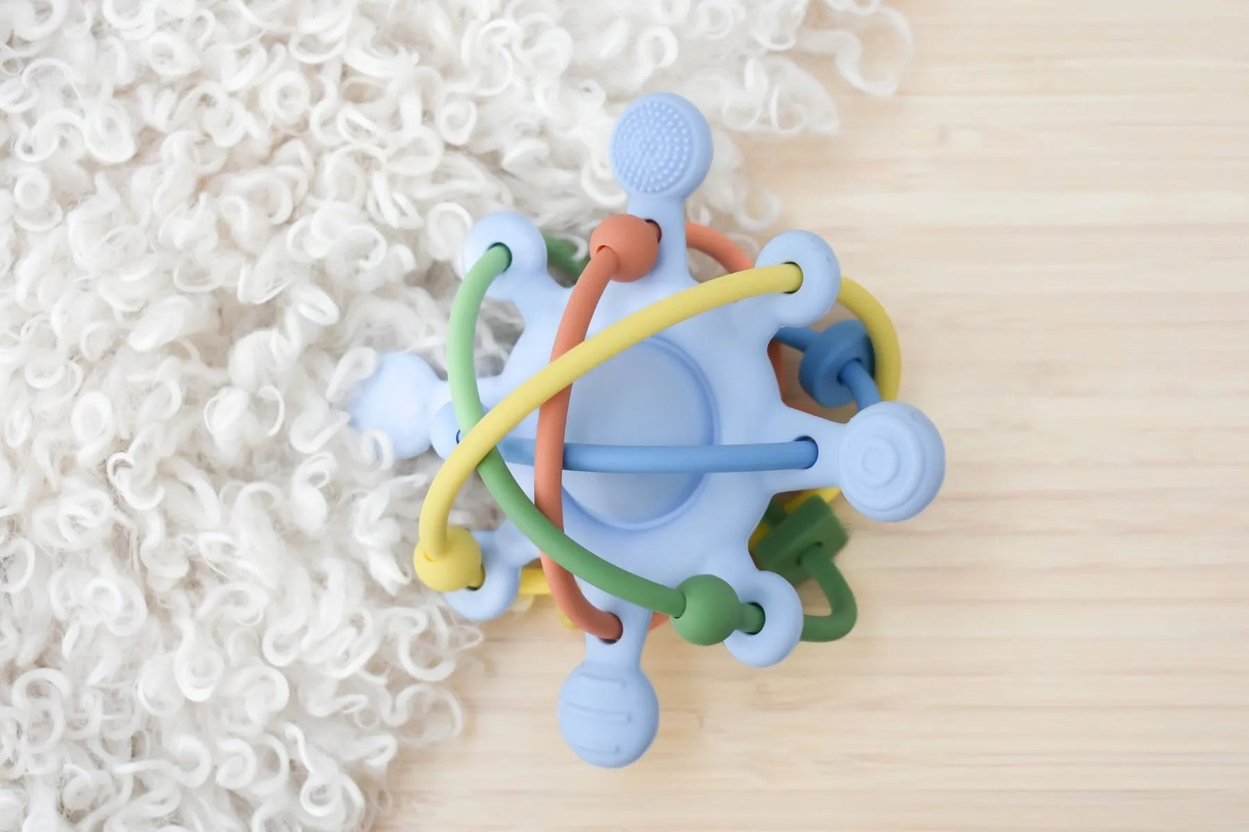 Silicone Sensory Space Rattle Teether - Toybox Tales