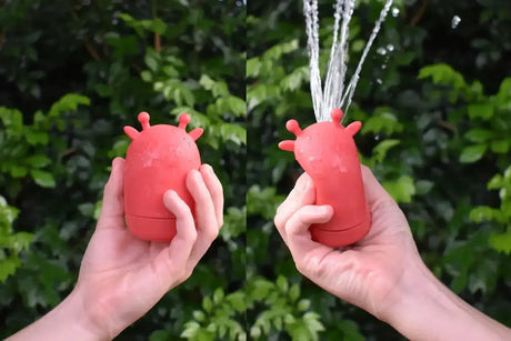 Silicone Safari Splash Animal Pourers 4 Piece Set- Brights - Toybox Tales