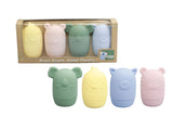 Silicone Brave Beasts Animal Pourers 4 Piece Set- Pastel