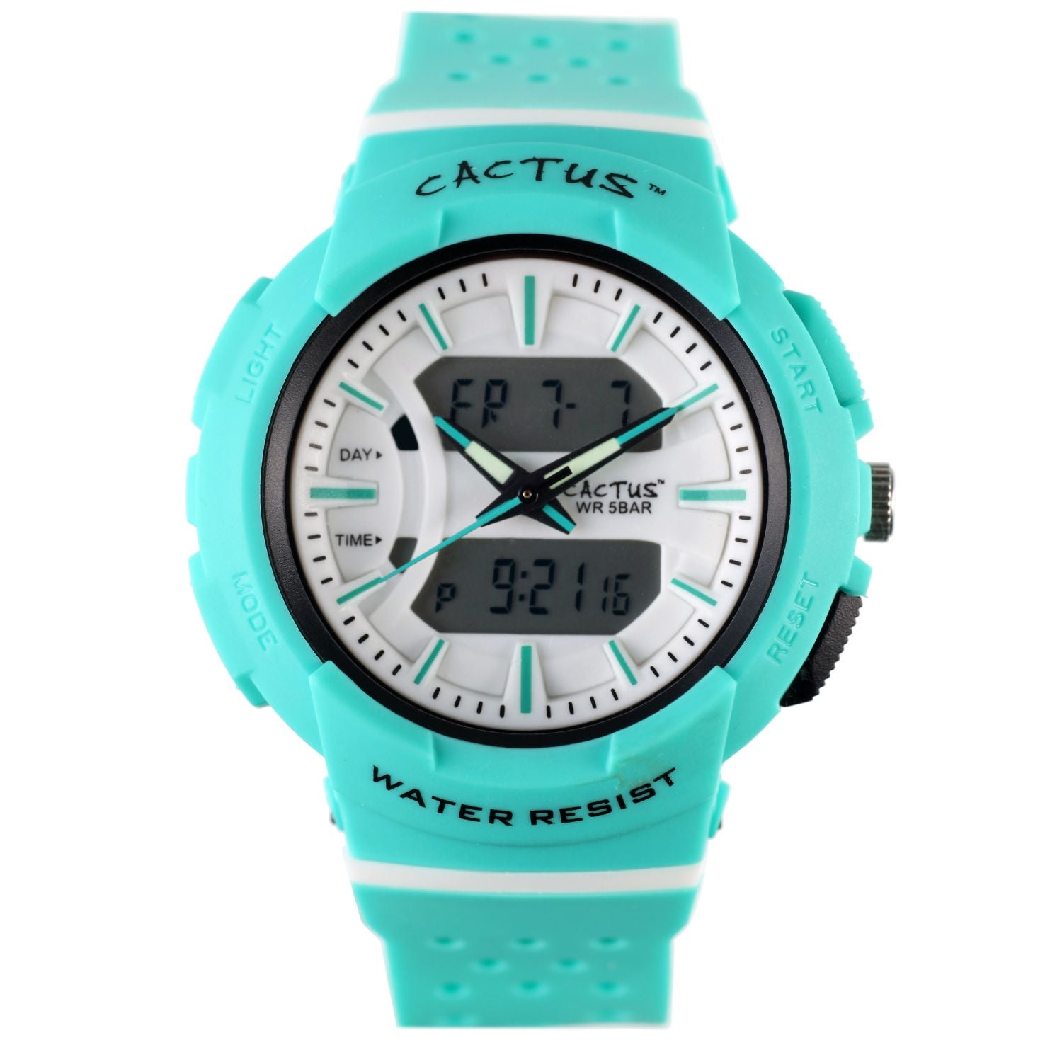 Cactus Watches | Analogue Digital Combo Watch | Aqua