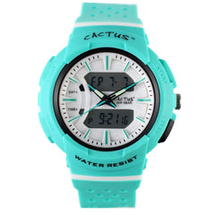 Cactus Watches | Analogue Digital Combo Watch | Aqua