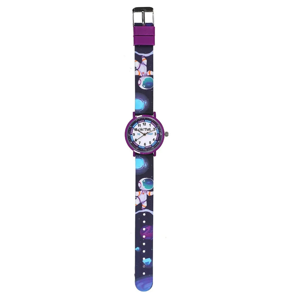 Primary - Kids Watch - Purple - Astronauts Space - Toybox Tales