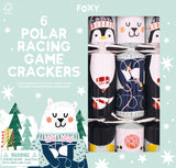 Christmas Crackers | Polar Racing Game | Pack of 6