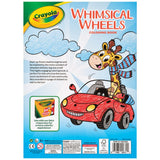 Crayola Whimsical Wheels Colouring Book inside pages