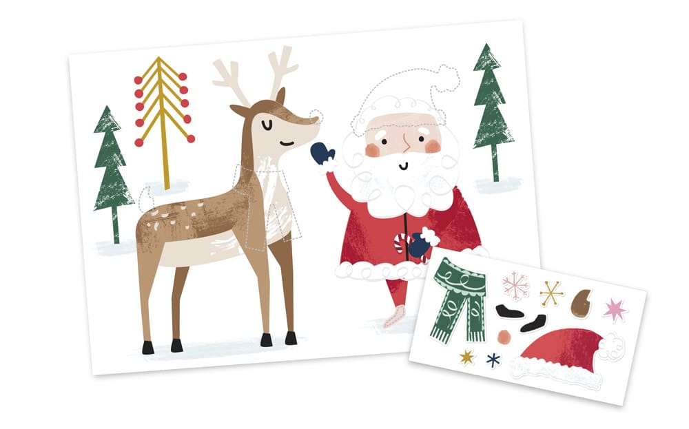 Christmas Crackers | Santa and Reindeer Deluxe Crackers | Pack of 8