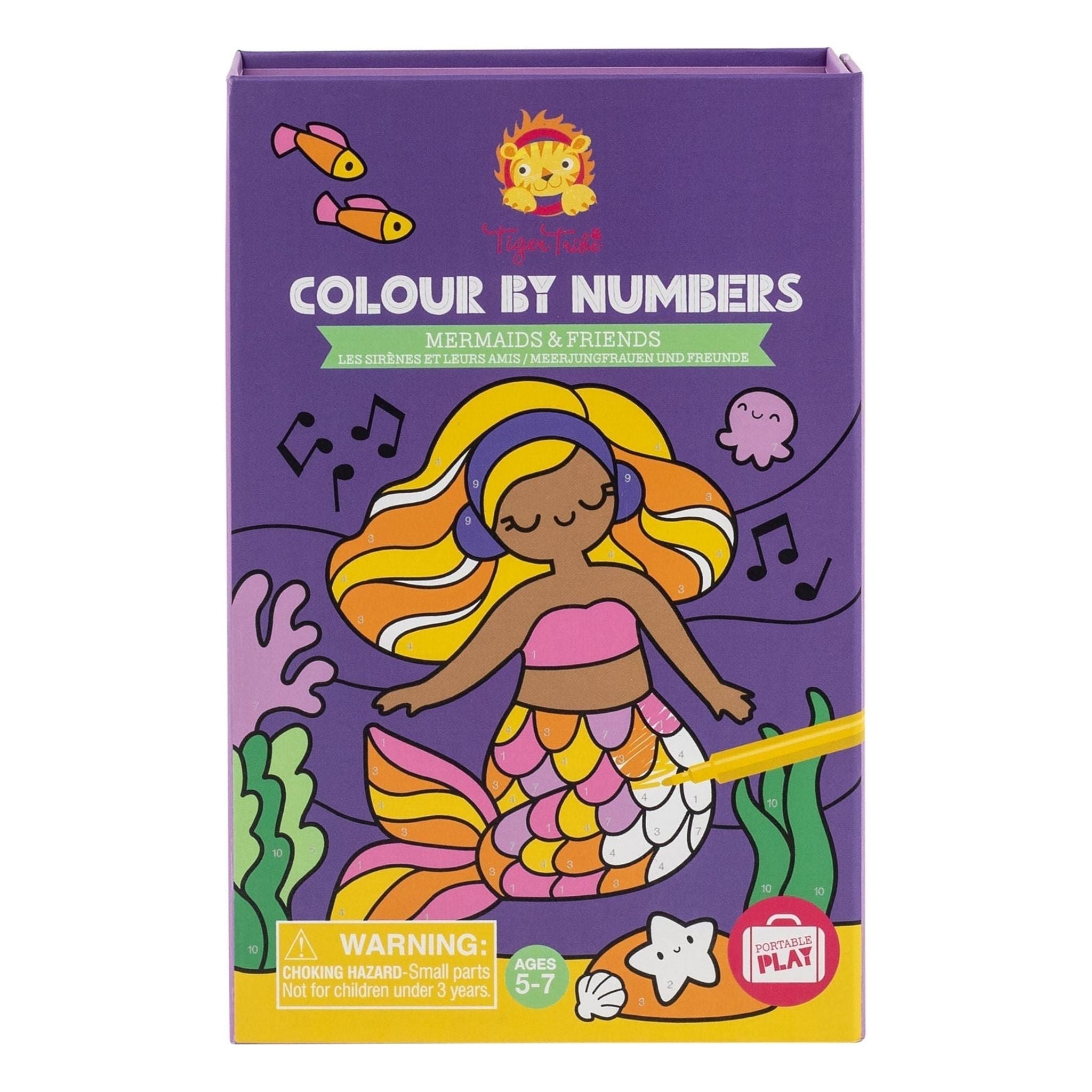 Colour by Numbers - Mermaids and Friends - Toybox Tales