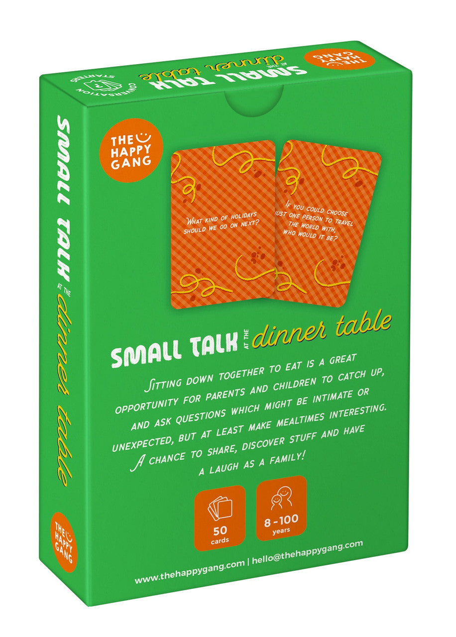 Conversation Starters | Small Talk At The Dinner Table