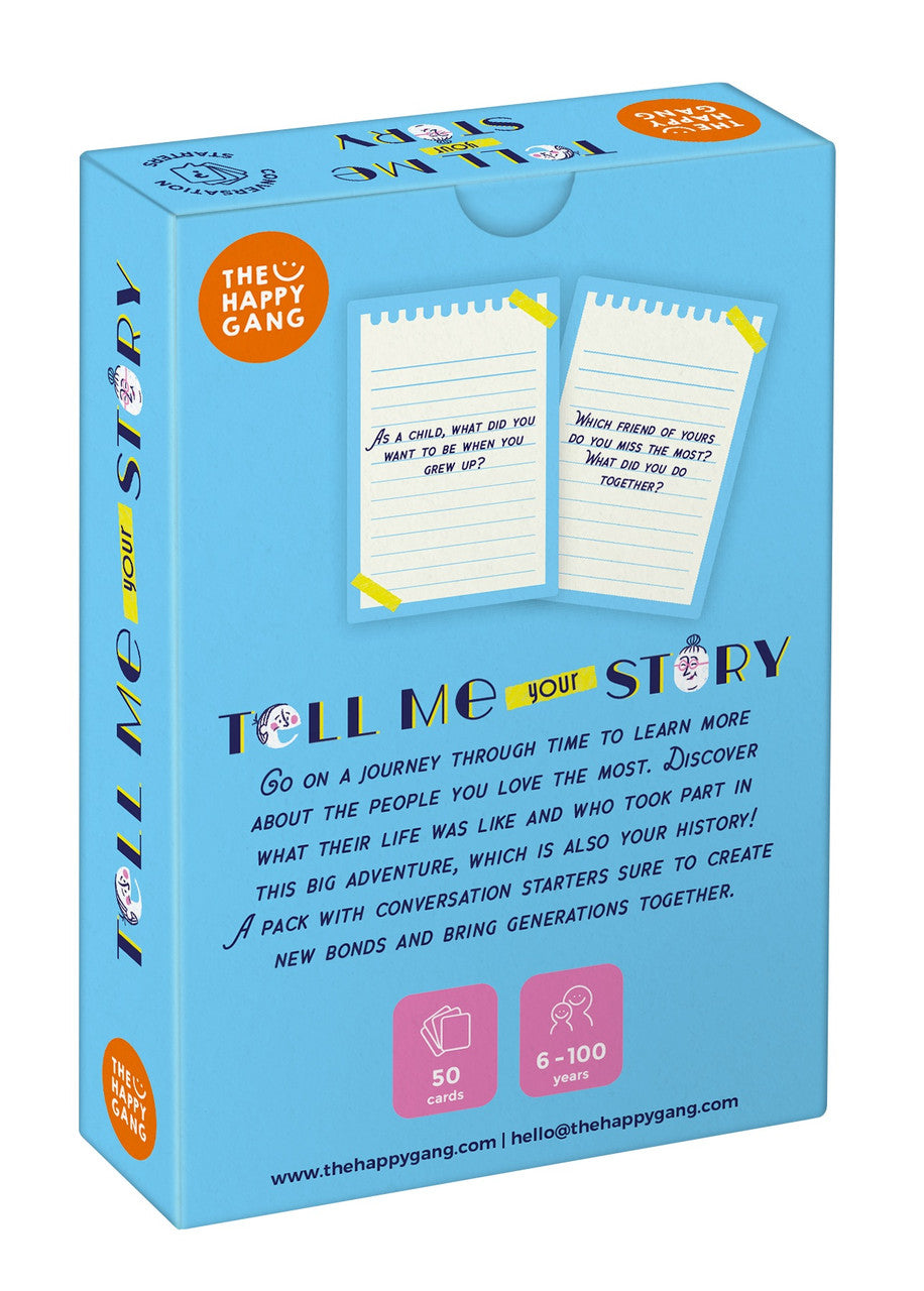 Conversation Starters | Tell Me Your Story