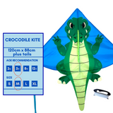 Single Line Kite | Crocodile