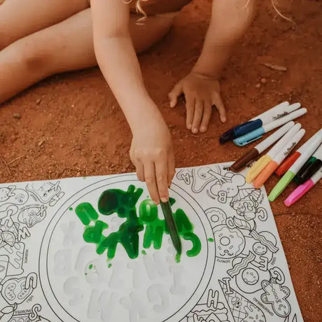 HeyDoodle - Sensory Mats - ABC | Alphabet Soup - Toybox Tales