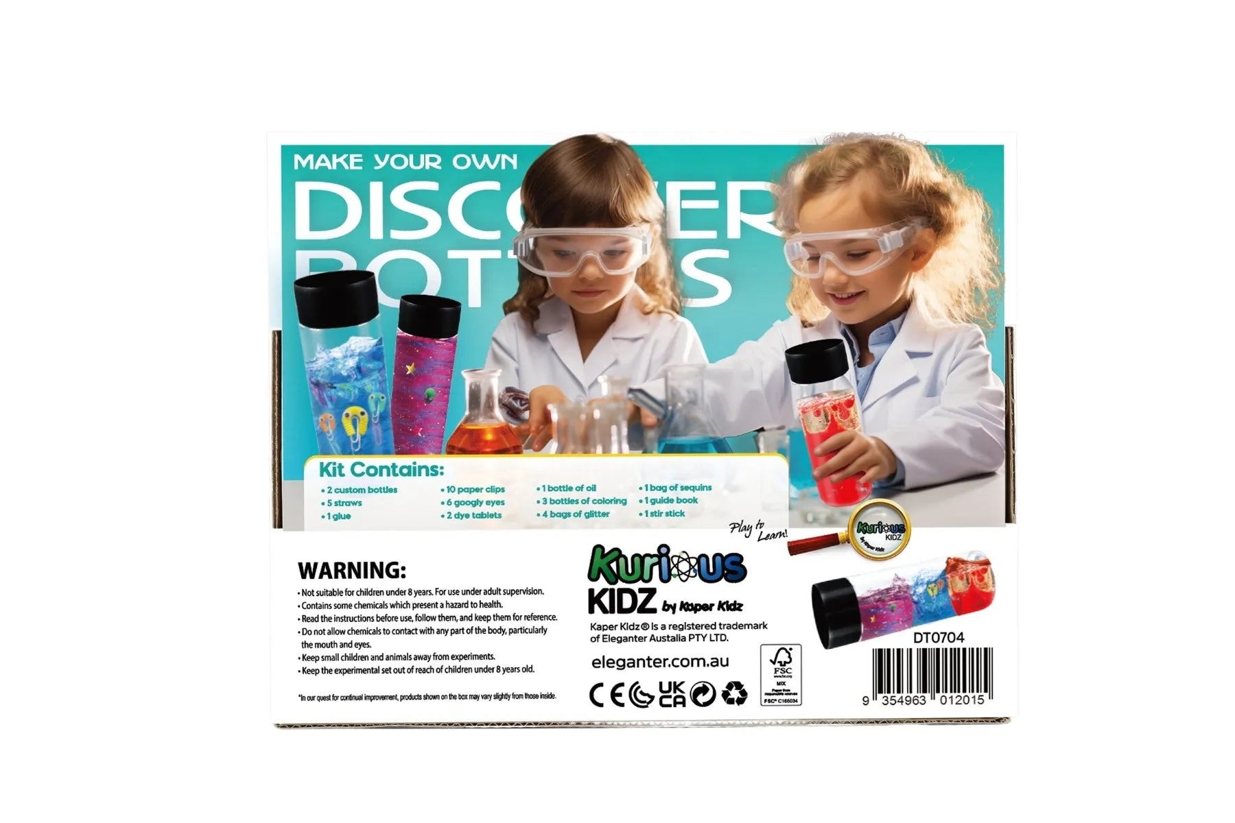 Make Your Own Discovery Bottle (5 In 1)