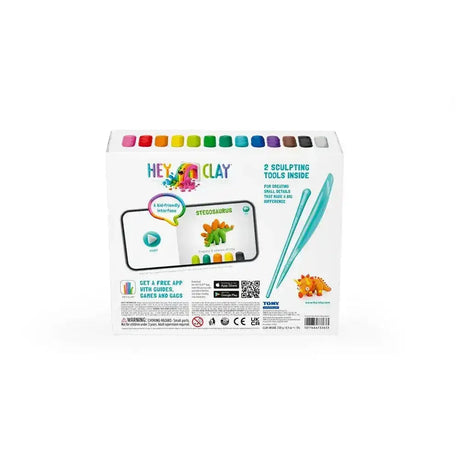 Hey Clay Dino Set (15 Cans) - Toybox Tales