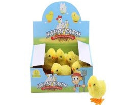 Wind Up Hopping Plush Chick - Toybox Tales