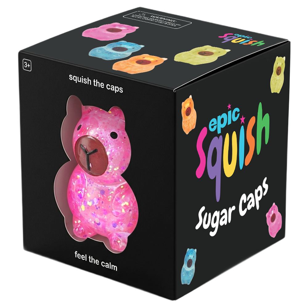 Epic Squish Sugar Caps capybara slow-rising squishy toy