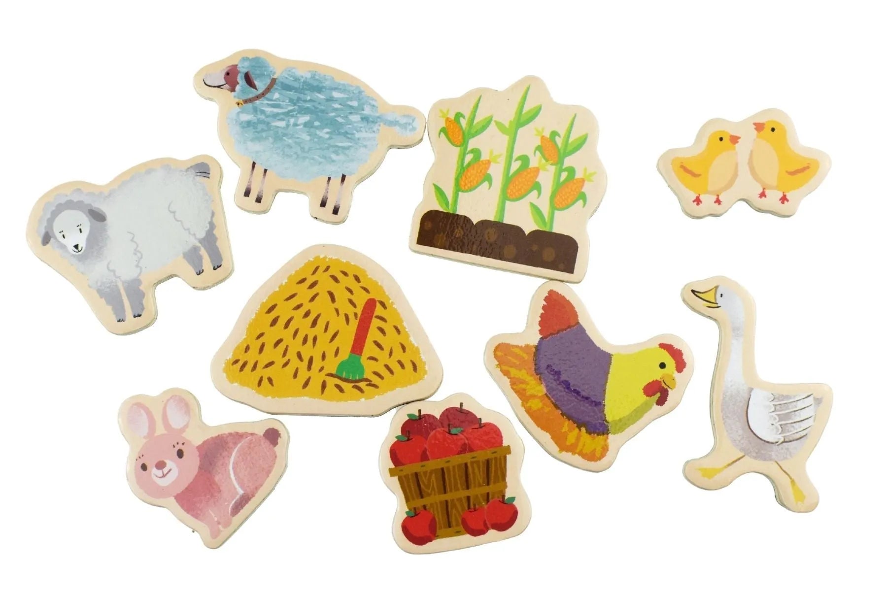 Fridge Friends Magnetic Farmyard And Animals 30 Piece