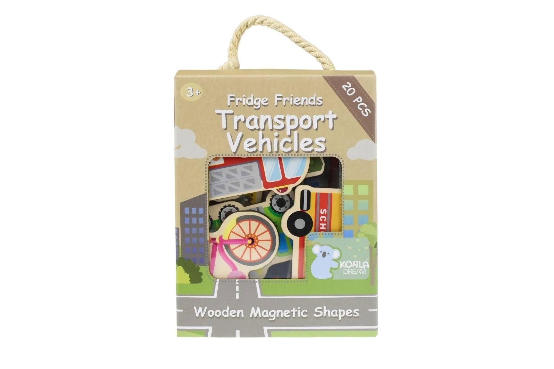 Fridge Friends Magnetic Transport Vehicles 20 Piece