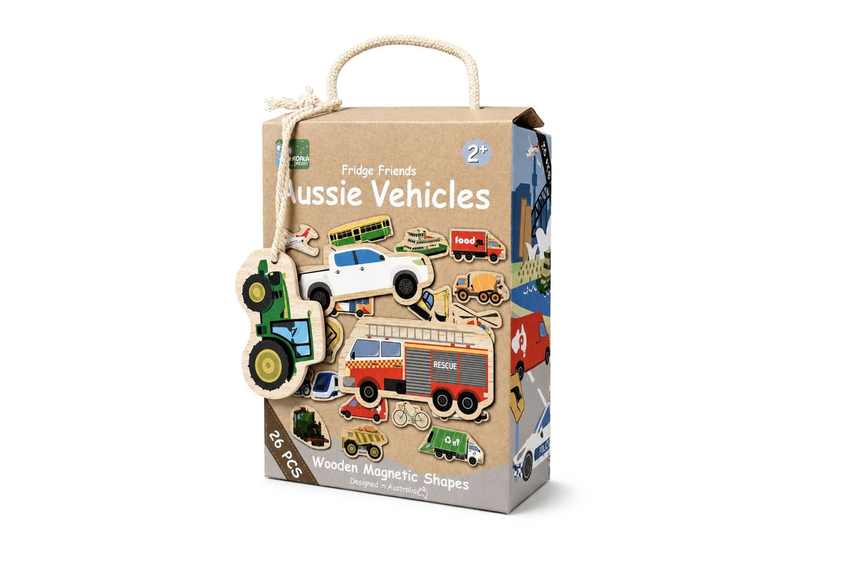 Fridge Friends Aussie Vehicles Magnets 25 Pieces