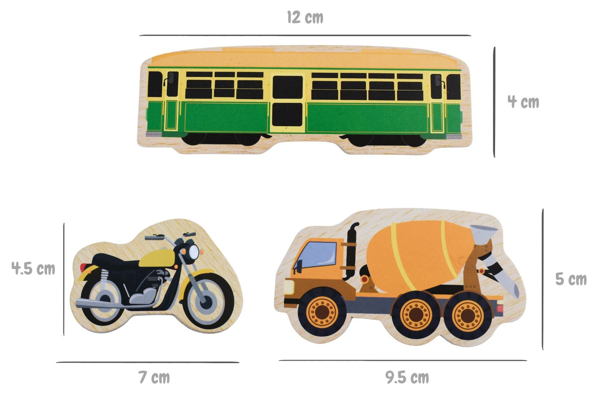 Fridge Friends Aussie Vehicles Magnets 25 Pieces