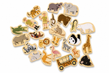 Fridge Friends Zoo Animals Magnets 25 Pieces
